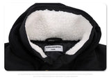 2024AW new cotton dress solid color hooded multi-pocket jacket