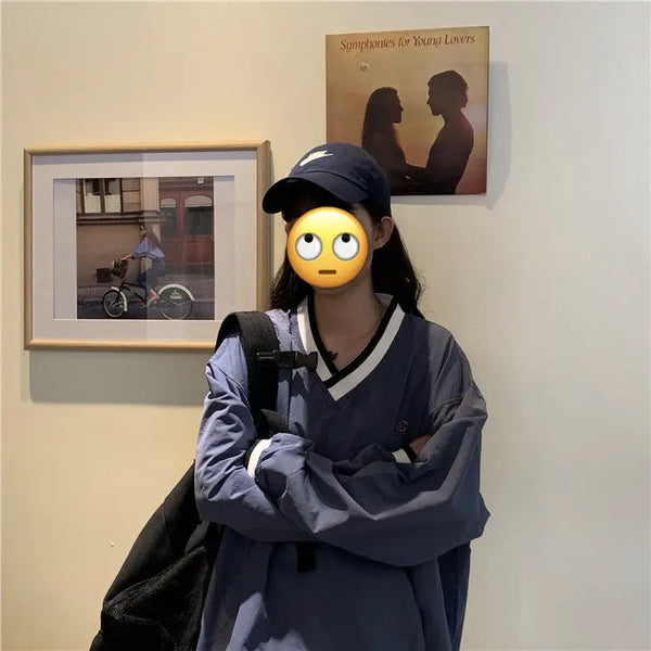 grunge knit pullover for fall and winter, oversized aesthetic with urban style, mens fashion layer for modern streetwear coll