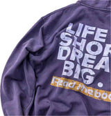 FP Brand Fashion New REEBORN Cracked Slogan Print High-Street Oversized Casual Cotton Hoodie Sweatshirt