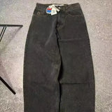 bigboy foreign trade american retro autumn new mens jeans ins black loose straight wide leg cargo pants streetwear men joggers unique joggers style 2378