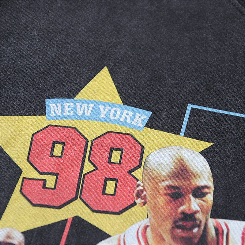 trapwear vintage t-shirt featuring vintage retro mj kb print basketball high street cotton oversized xxxl quality tops t shirt