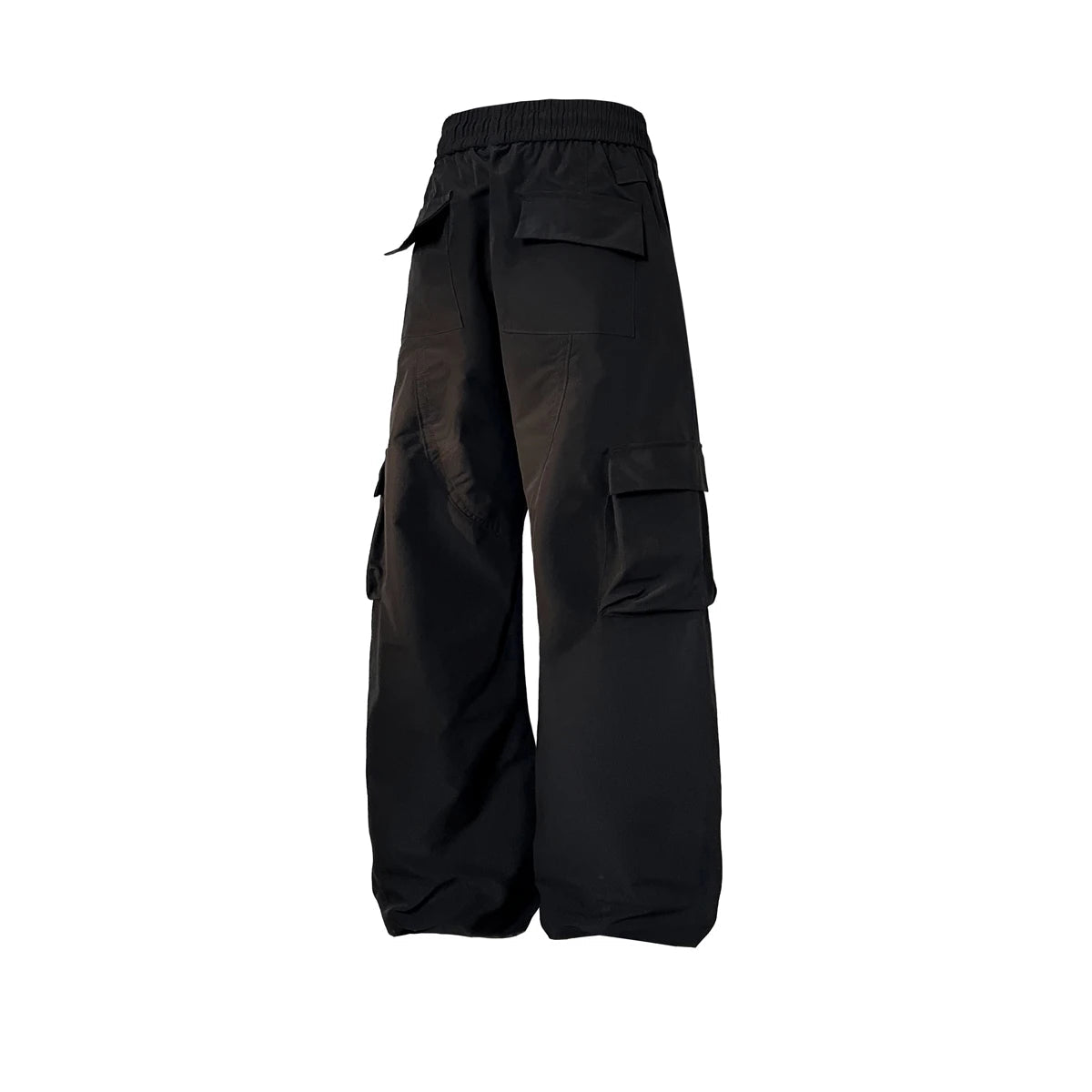 multi pocket mens wide leg straight cargo pants korean fashion track pants male casual loose mopping trousers four seasons combat utility trousers