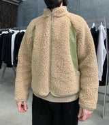New 2023 Men khaki Rib Sleeve Hiking Fashion High Couple Baseball Coats & Jackets Abstract Coat Motor Pilot Winter Warm #505  - variant style 59fd5f for streetwear fashion