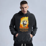 glitchcore tribal flames featuring rainbowtouches washed hoodies men fashion high street skulls graphic vintage hip hop mens hoodie street unisex superior quality
