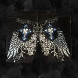 hip hop fashion y2k street high waist gothic skull geometry men jeans american retro couples straight loose pants vintage washed jeans