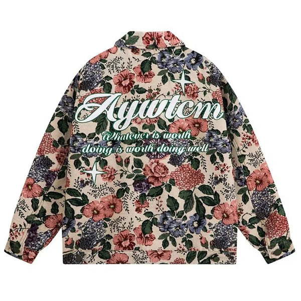 panel varsity outerwear, 2025 trend, for men, fall streetwear outfit, oversized style, layered fashion, modern aesthetic, graphic detail