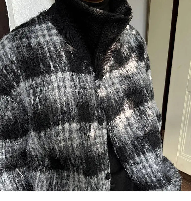 leather varsity coat, fall fit essential - oversized graphic apparel for edgy looks