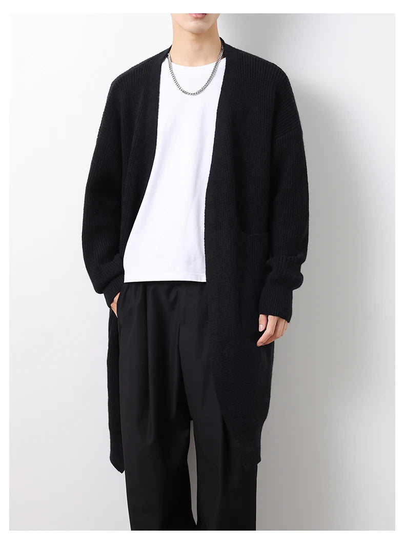 minimalist knit hoodie, photo-ready knit, unisex oversized techwear hoodie for men street style
