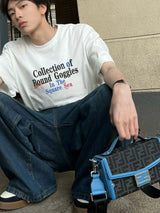 Gothic Oversized shirt – Pure Cotton American Fashion Brand Retro Letter Printing Per