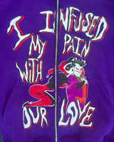 Oversized Y2K Tops Hoodie Streetwear Goth Popular Harajuku Tracksuit M