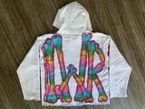 Y2K Womens Clothing Sweatshirt Long Sleeved Pullover Handdrawn Pattern