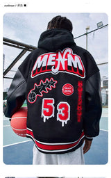 zip-up streetwear coat, 2025 outerwear trend, men's streetwear fashion, oversized urban jacket, high quality cold-weather coa