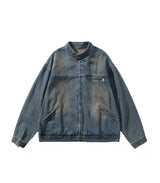 grunge street bomber, modern fit for men, oversized fit