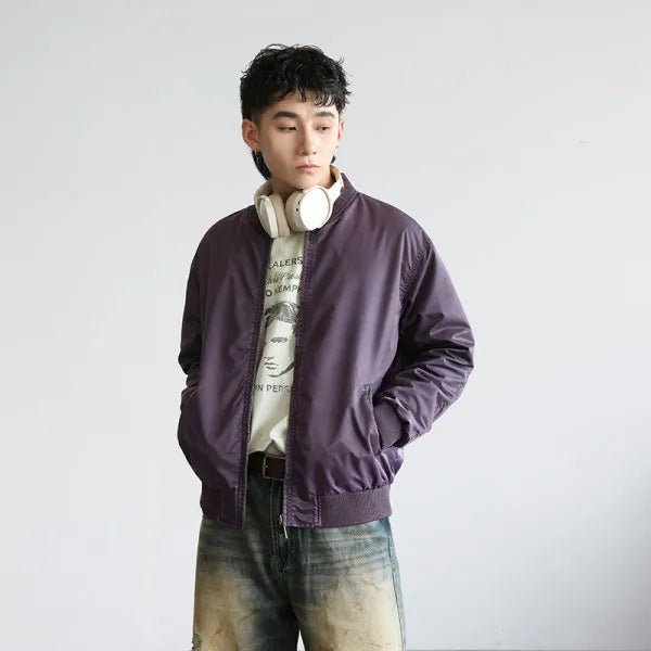 grunge winter jacket, layered citywear - aesthetic hip hop inspired casual wear