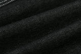 y2k streetwear multi pockets embroidery washed summer jeans shorts for men wide leg baggy casual denim over knee length pants unique jeans style 4745
