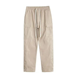 fashion casual hip hop joggers side button trousers elastic waist drawstring track sweatpants new cargo streetwear mens pants unique joggers style 4754