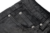 high street hand brushed glue sparkling baggy flare jeans for men y2k pantalones hombre leather pants oversized denim trousers unique jeans style 5964