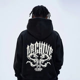 Mens Sweatshirt Street Style Oversize Loose Chicano Floral Feeling Com