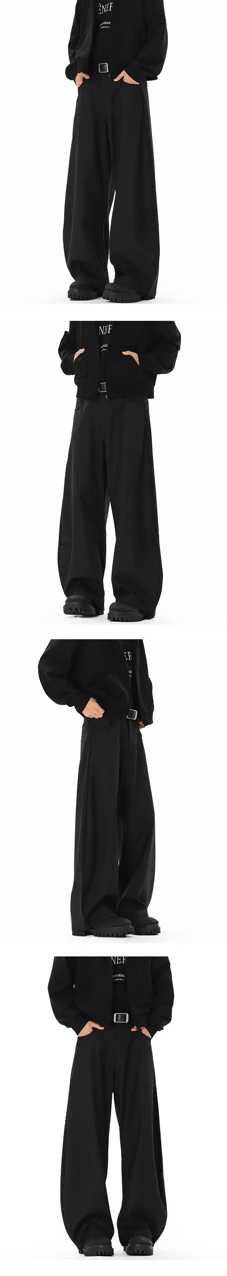 men streetwear fashion loose casual vibe hip hop black gray suit pant women harem pants trousers unique default style 2051