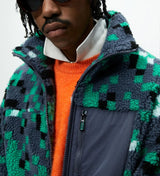 Leather Panel Streetwear Jacket Daily Fit Staple