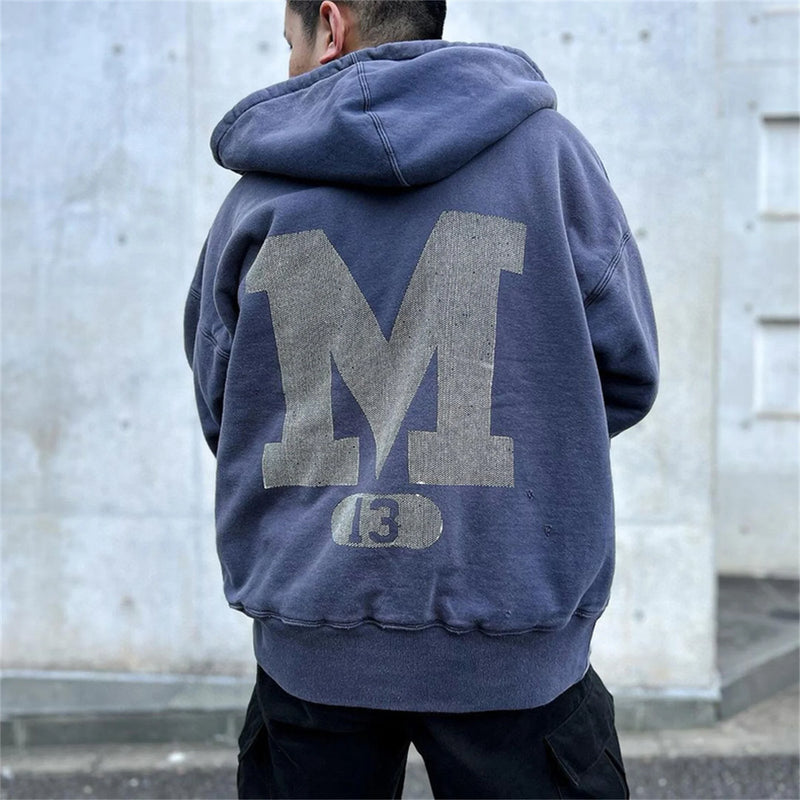 Sadcore Shirt – 24Ss Sm Brand Fashion M13 Letter Print Nvy Color High Street – Streetwear Fashion for Men & Women