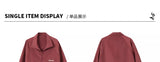 quick drying two piece set men loose casual street sweatshirt shorts y2k stand collar casual loose lightweight suits american unique shorts style 506