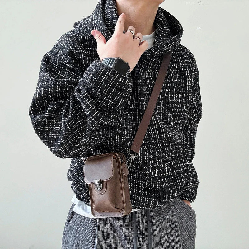 layered flame street knit, photo-ready knit, trendy urban fashion top for men, layered streetwear look