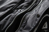 Men Hooded Down Jacket Winter Casual Letter Printed Parkas Streetwear Warm Black Zipper Jackets Harajuku Fashion Duck Down Coats