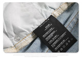 Autumn/winter 2024 loose wash jeans with silver coating