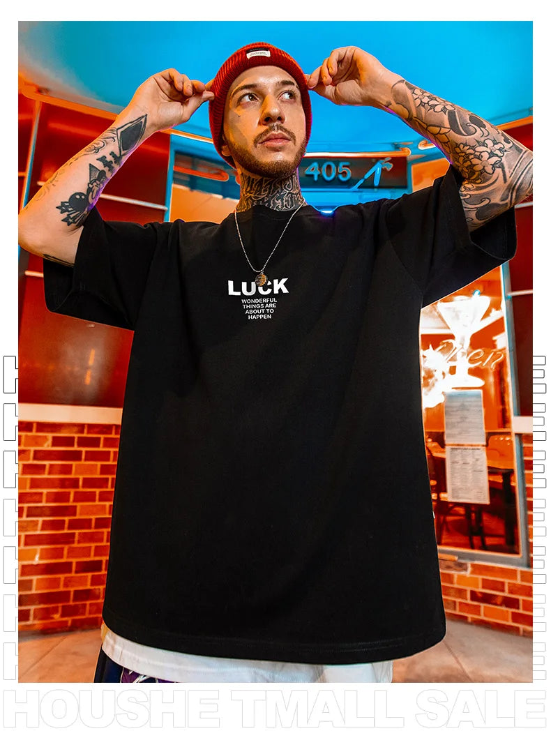 Skatercore Tribal flames – Summer Luck 7 Printed T Shirts For Men Y2K Streetwear