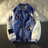 Retro Baseball Jacket for Men Cold Weather Jacket