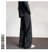 harajuku streetwear tie dye casual pants men women wide leg straight mopping trousers oversize korean fashion drawstring pants unique default style 1283