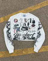 Harajuku Aesthetic print tee – Y2K Street Rock Hip Hop Anime Printed Long Sleeved Top Men A