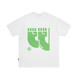 Vaporwave Chrome logo – Korean Style Fist Y2K Trendy Brand Personalized Creative Pri