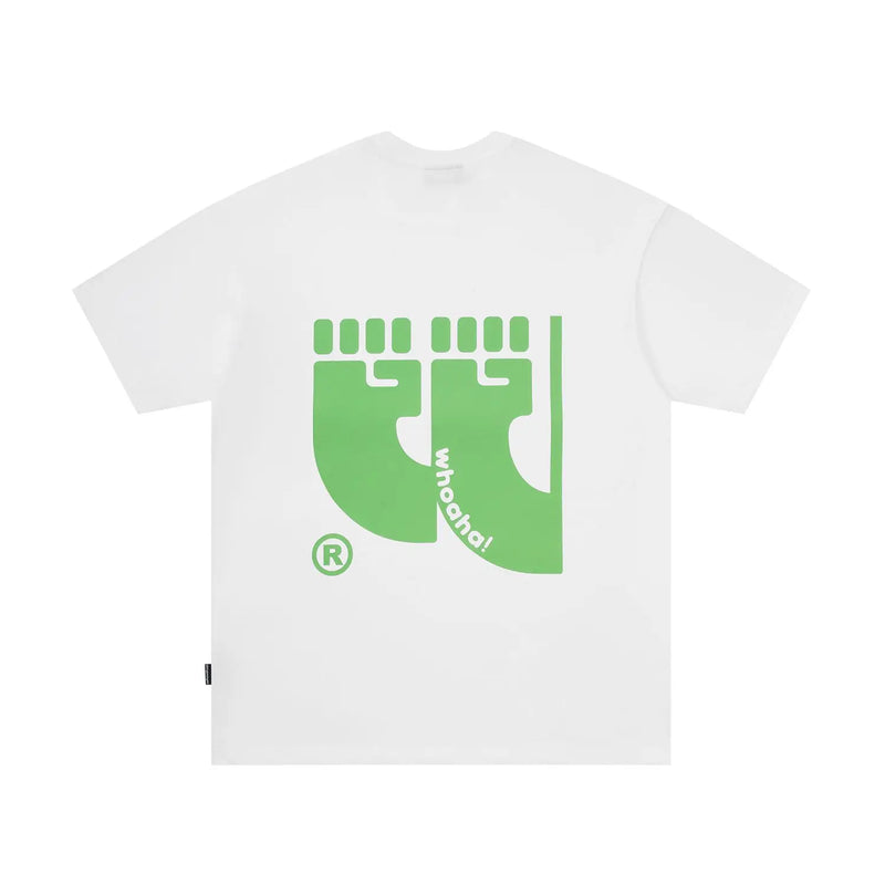 Vaporwave Chrome logo – Korean Style Fist Y2K Trendy Brand Personalized Creative Pri