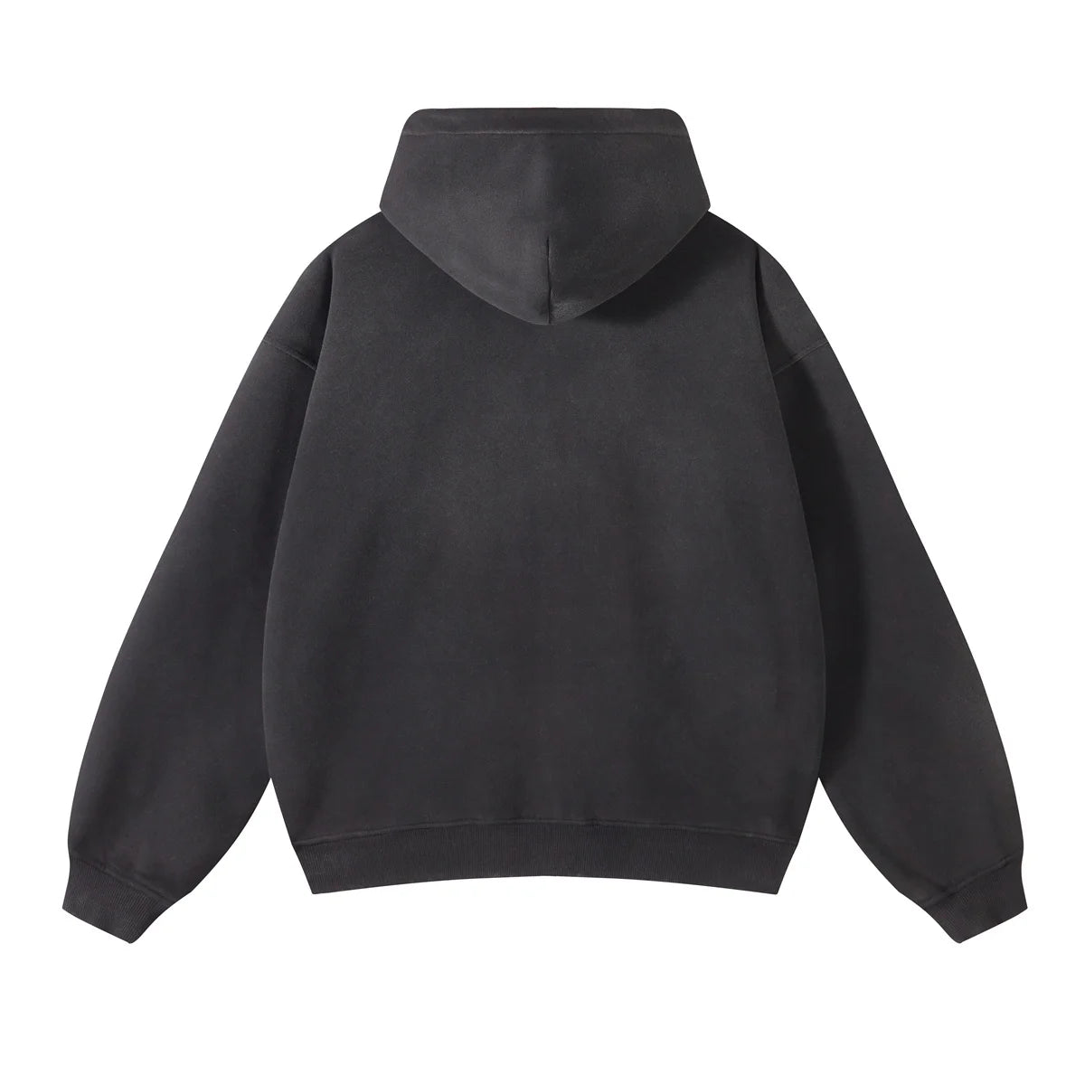 Y2K barcode glitch featuring mens oversize long sleeve washed double zipper cardigan hoodies loose plus plush gradient womens hooded pullovers winter