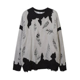 y2k knitted sweater, photo-ready sweater, cozy fashion fit, stylish street outfit, modern aesthetic appeal