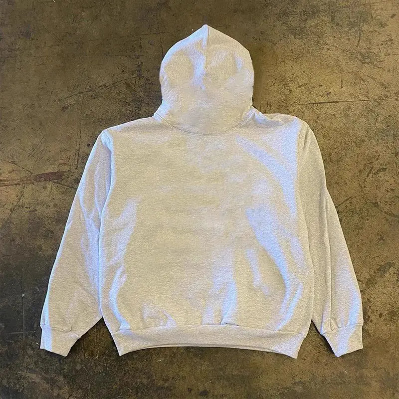Autumn American Retro Ins Simple Versatile English Letter Printed Hooded Sweatshirt Trendy Male Female Students Hoodie Jacket