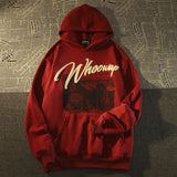 Autumn Goth Graphic Printing Hoody Man Streetwear Hip Hop Clothes Casu