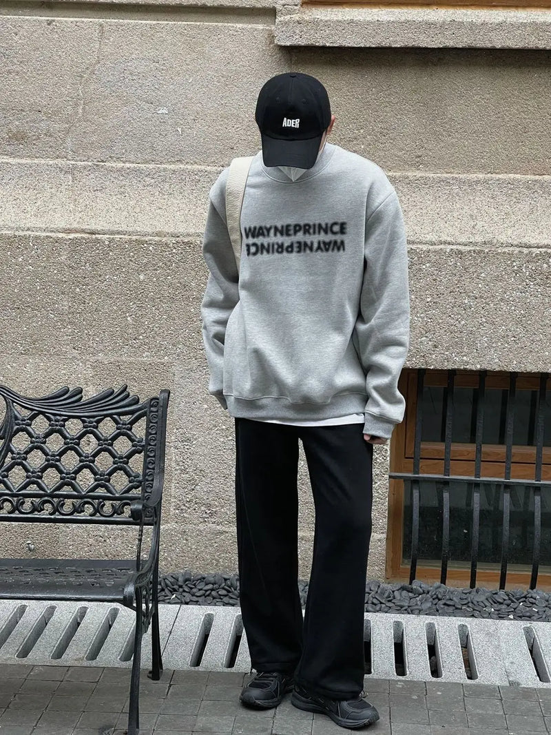 Korean Street Half Turtleneck Sweatshirt Men Autumn Winter New Stylethickened Bottoming Shirt with Trendy Brand INS Hooded Top