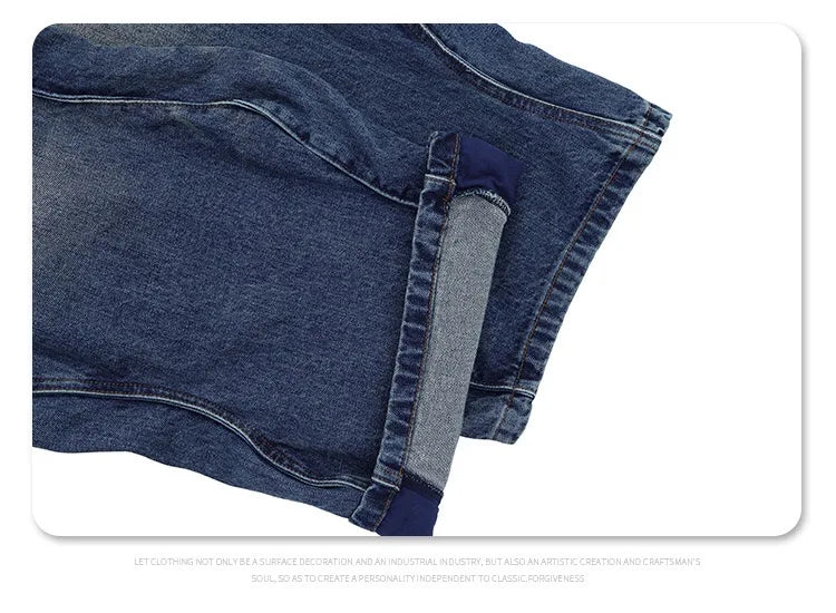 2024 autumn and winter new wave pants wash do old outline jeans unique jeans style 6276