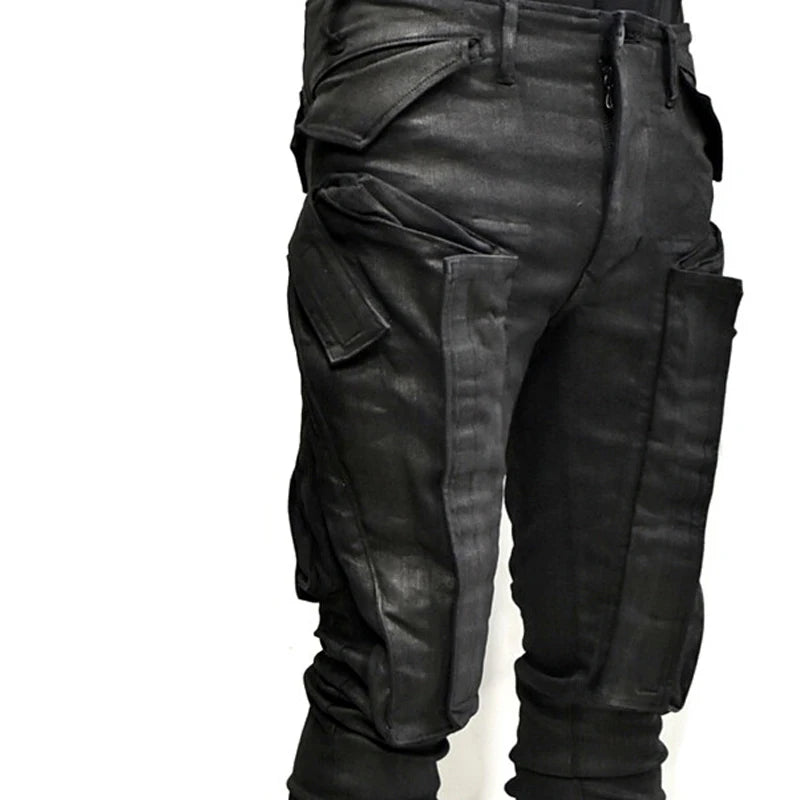 2022 multi pockets cargo pants hip hop tactical function pants casual joggers trousers streetwear casual joggers