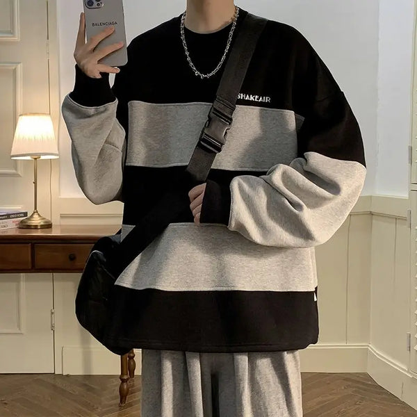 Y2k Oversized shirt – Trendy Ins Autumn And Winter Loose Tops Couple Wear Japanese