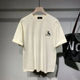 Harajuku Aesthetic piece – Summer Graffiti Short Sleeve T Shirt Mens High Street Loose