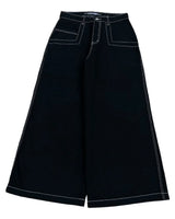 hip hop rock street baggy jeans y2k oversized pocket letter embroidery wexwear men women fashion retro high waist wide leg pants unique jeans style 5606