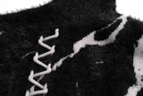 mens sweater fashion cross lines harajuku streetwear hip hop warm hairy knitted high neck sweaters unisex knit sweater jumpers - gothic aesthetic hoodie for winter, bold artwork streetwear hoodie, soft fleece-lined outerwear