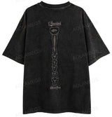 Anime Chrome logo – Hip Hop Loose Men Streetwear T Shirts Casual New 2023 Summer