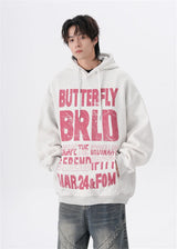 Oversized Urban Half Zip Hoodie – American Street Mottled Letter Print Hoodies For Men 2024 New Hip Hop Fashion Hooded Sweatshirt Couple Y2K Vintage Hoodie | Zip Knit Drop #165