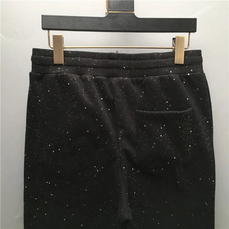 high new novelty luxury men 2022 classic shiny sky stars comfortable cotton parkour sweat casual pants sweatpants d48 unique joggers style 4398