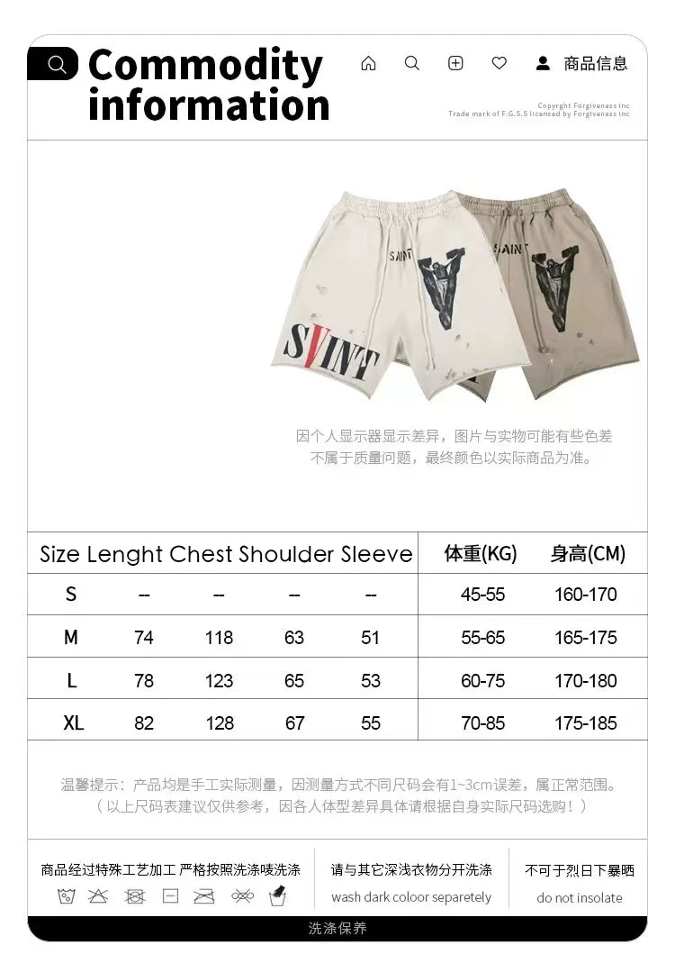 prints loose edging sport shorts quarter pant unique shorts style 6